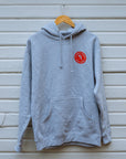 Stamp Hoodie // Heather Grey