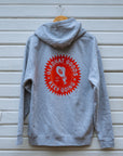 Stamp Hoodie // Heather Grey