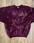 Vintage Embroidered ASU Tie-Dye Crewneck